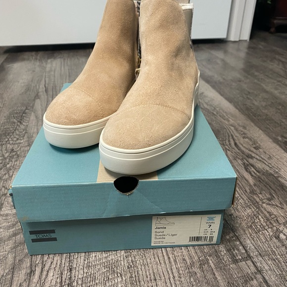 TOMS Jamie Slip On Wedge 7 - Picture 3 of 4